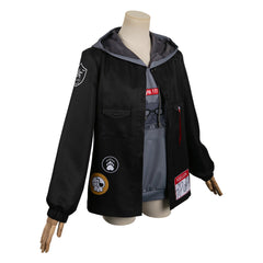 Anime GIRLS BAND CRY (2024) Momoka Kawaragi Black Hoodie Jacket Coat Cosplay Costume Outfits Halloween Carnival Suit