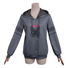 Anime GIRLS BAND CRY (2024) Momoka Kawaragi Black Hoodie Jacket Coat Cosplay Costume Outfits Halloween Carnival Suit