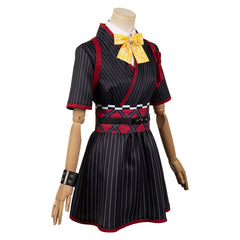 Anime Girls Band Cry (2024) Subaru Awa Black Dress Outfits Cosplay Costume Halloween Carnival Suit 