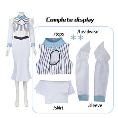 Anime Inoue Orihime White Dress Outfits Cosplay Costume Halloween Carnival Suit