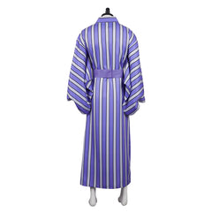 Anime Kaiju No.8 (2024) Soshiro Hoshina Purple Yukata Kimono Outfits Cosplay Costume Halloween Carnival Suit