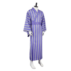 Anime Kaiju No.8 (2024) Soshiro Hoshina Purple Yukata Kimono Outfits Cosplay Costume Halloween Carnival Suit