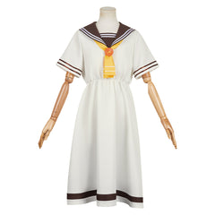 Anime Makeine: Too Many Losing Heroines (2024) Nukumizu Kaju White School Dress Outfits Cosplay Costume Halloween Carnival Suit