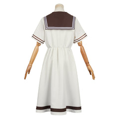 Anime Makeine: Too Many Losing Heroines (2024) Nukumizu Kaju White School Dress Outfits Cosplay Costume Halloween Carnival Suit