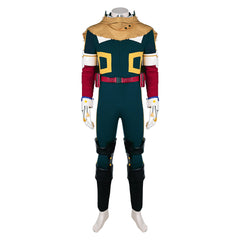 Anime Midoriya Izuku  Battle Suit Set Outfits Cosplay Costume Halloween Carnival Suit 