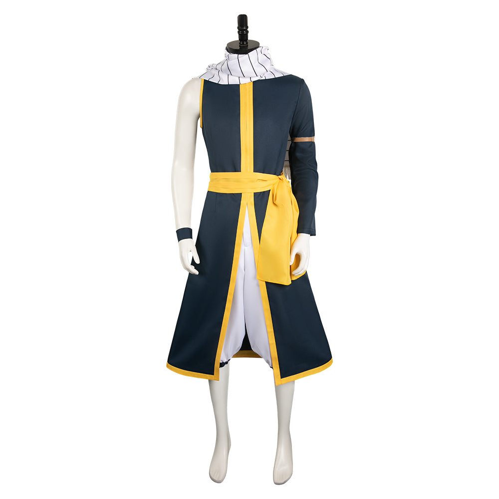 Anime Natsu Dark Blue Set Outfits Cosplay Costume Halloween Carnival Suit 