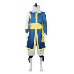 Anime Natsu Dragneel Blue Outfits Cosplay Costume Halloween Carnival Suit