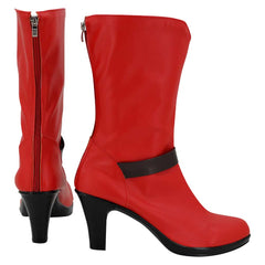 Anime One Piece Nami Red Shoes Boots Cosplay Accessories Halloween Carnival Props