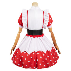 Anime Oshi No Ko Season 2 (2024) Arima Kana Red Polka Dot Dress Outfits Cosplay Costume Halloween Carnival Suit 