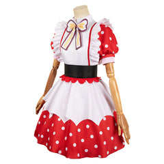 Anime Oshi No Ko Season 2 (2024) Arima Kana Red Polka Dot Dress Outfits Cosplay Costume Halloween Carnival Suit 