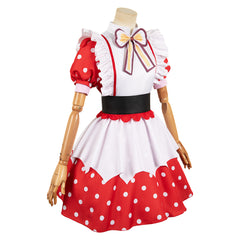 Anime Oshi No Ko Season 2 (2024) Arima Kana Red Polka Dot Dress Outfits Cosplay Costume Halloween Carnival Suit 