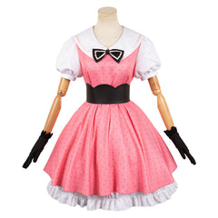 Anime Oshi No Ko Season 2 (2024) Hoshino rubii Pink Polka Dot Dress Outfits Cosplay Costume Halloween Carnival Suit 