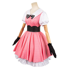 Anime Oshi No Ko Season 2 (2024) Hoshino rubii Pink Polka Dot Dress Outfits Cosplay Costume Halloween Carnival Suit 