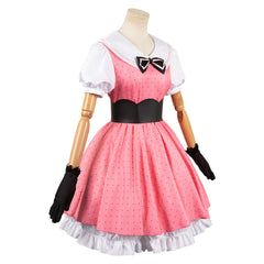 Anime Oshi No Ko Season 2 (2024) Hoshino rubii Pink Polka Dot Dress Outfits Cosplay Costume Halloween Carnival Suit 