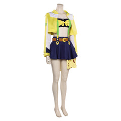 Anime Pretty Derby 2024 Jungle Pocket Cute Vitality Girl Daily Wear Yellow Set Cosplay Costume
