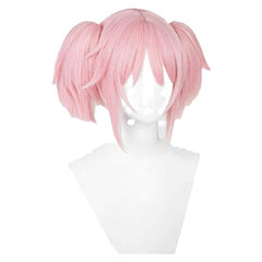 Anime Puella Magi Madoka Magica Kaname Madoka Pink Wig Cosplay Accessories Halloween Carnival Props