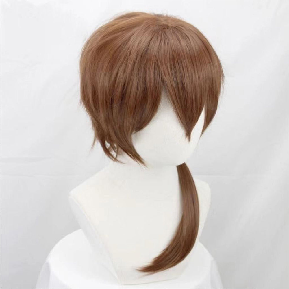 Brown wig halloween sale