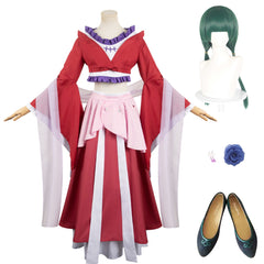 The Apothecary Diaries Maomao Red Dress Set Outfits Cosplay Costume Halloween Carnival Suit