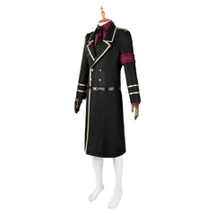 Anime The Magical Girl And The Evil Lieutenant (2024) Miller Black Coat Outfits Cosplay Costume Halloween Carnival Suit 