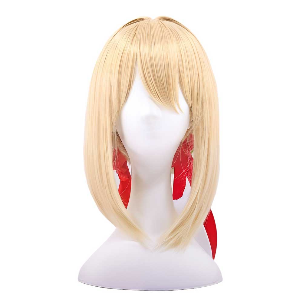 Anime Violet Evergarden Violet Yellow Wig Cosplay Accessories Halloween Carnival Props