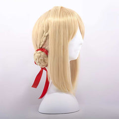 Anime Violet Evergarden Violet Yellow Wig Cosplay Accessories Halloween Carnival Props