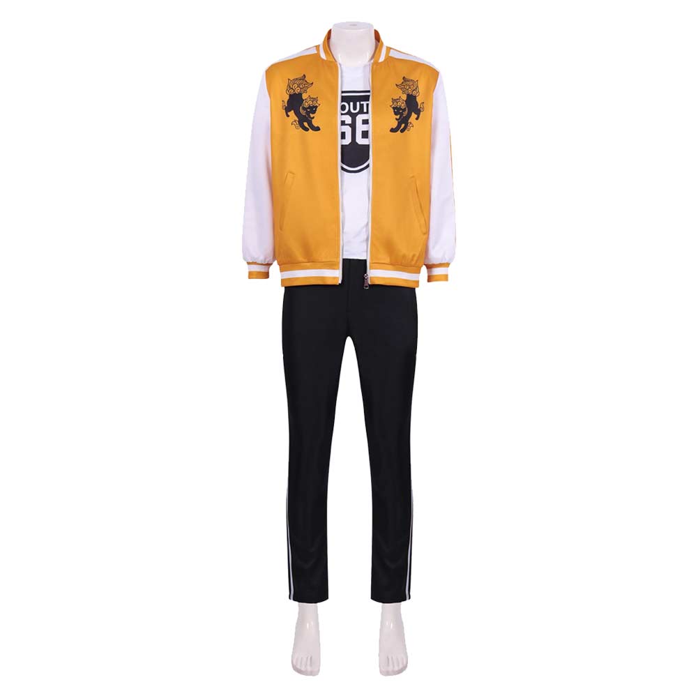 Anime Wind Breaker (2024) Chouji Tomiyama Yellow Uniform Outfits Cosplay Costume Halloween Carnival Suit