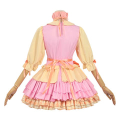 Anya Pink Yellow Dress Extra Mission Set Outfits Cosplay Costume