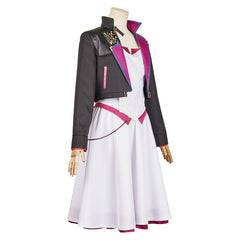 Arcane: League Of Legends 2 (2024) AU Powder White Dress Outfits Jinx Cosplay Costume 