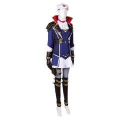 Arcane: League Of Legends 2 (2024) Caitlyn Blue Cape Set Outfits Cosplay Costume 