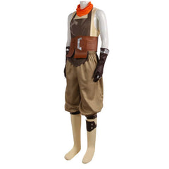 Arcane: League Of Legends 2 (2024) Ekko Brown Apron Outfits Cosplay Costume 