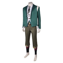 Arcane: League Of Legends 2 (2024) Ekko Green Suits Outfits Cosplay Costume 