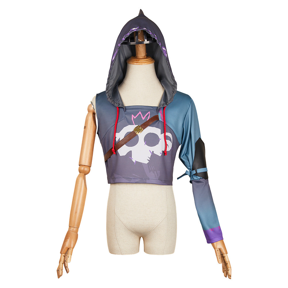 Arcane: League Of Legends 2 (2024) Ekko Monkey Hoodie Top Outfits Cosplay Costume