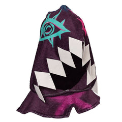 Arcane: League Of Legends 2 (2024) Jinx Flannel Hood Hat Cap Halloween Carnival Costume Accessories - Original