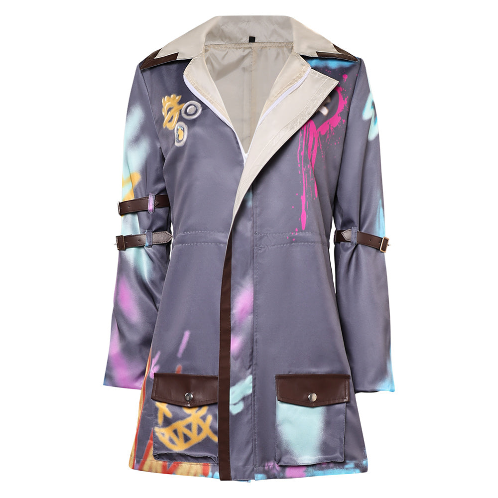 Arcane: League Of Legends 2 (2024) Jinx Graffiti Jacket Coat Outfits Cosplay Costume 