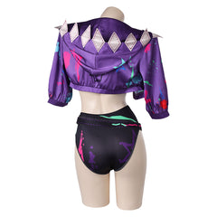 Arcane: League Of Legends 2 (2024) Jinx Graffiti Swimsuit Outfits Cosplay Costume - Coshduk