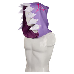 Arcane: League Of Legends 2 (2024) Jinx Purple Printed Hood Hat Outfits Cosplay Costume Accessories