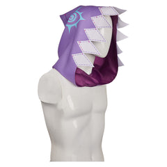 Arcane: League Of Legends 2 (2024) Jinx Purple Printed Hood Hat Outfits Cosplay Costume Accessories