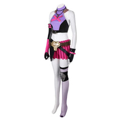 Arcane: League Of Legends 2 (2024) Jinx Purple Set Outfits Cosplay Costume 