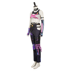 Arcane: League Of Legends 2 (2024) Jinx White Painted Set Outfits Cosplay Costume 