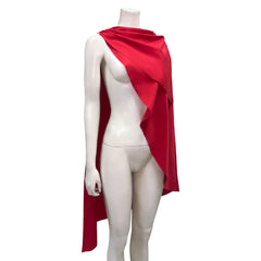 Arcane: League Of Legends 2 (2024) Mel Red Cloak Outfits Cosplay Costume