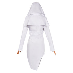 Arcane: League Of Legends 2 (2024) Mel White Hooded Dress Outfits Cosplay Costume 