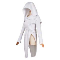 Arcane: League Of Legends 2 (2024) Mel White Hooded Dress Outfits Cosplay Costume 