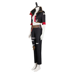 Arcane: League Of Legends 2 (2024) Vi Black Brawler Outfits Cosplay Costume 