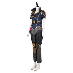 Arcane: League Of Legends 2 (2024) Vi Blue Uniform Outfits Cosplay Costume Halloween Carnival Suit