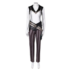 Arcane: League Of Legends 2 (2024) Vi White Black Hood Set Outfits Cosplay Costume