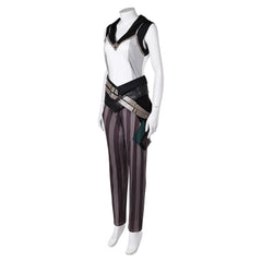 Arcane: League Of Legends 2 (2024) Vi White Black Hood Set Outfits Cosplay Costume