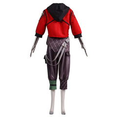 Arcane: League Of Legends Season 1 Vi Red Jacket Set Outfits Cosplay Costume 