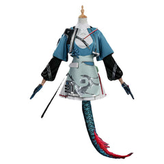 Arknights: Endfield (2026) Chen Qianyu Blue Set Outfits Cosplay Costume