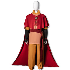 Avatar Aang: The Last Airbender (2026) Aang Yellow Red Set Outfits Halloween Cosplay Costume