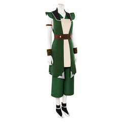 Avatar Aang: The Last Airbender (2026) Toph Beifong Green Outfits Cosplay Costume
